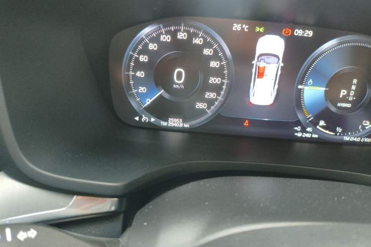 Used Volvo S60 New Energy 2022 T8 eDrive Hybrid All-Wheel Drive Smart Luxury Edition Odometer Close Up