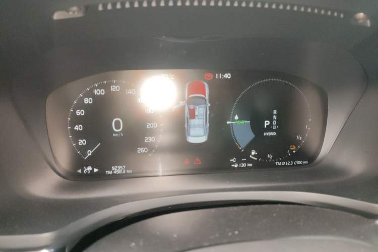 Used Volvo S60 New Energy 2022 T8 eDrive Hybrid All-Wheel Drive Smart Luxury Edition Instrument Cluster