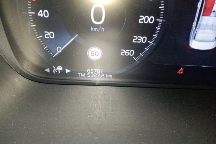 Used Volvo S60 New Energy 2022 T8 eDrive Hybrid All-Wheel Drive Smart & Sporty Edition Odometer Close Up