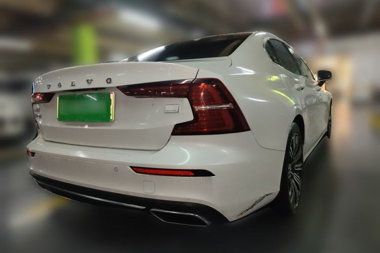 Used Volvo S60 New Energy 2022 T8 eDrive Hybrid All-Wheel Drive Smart Luxury Edition Rear Right 45 Deg
