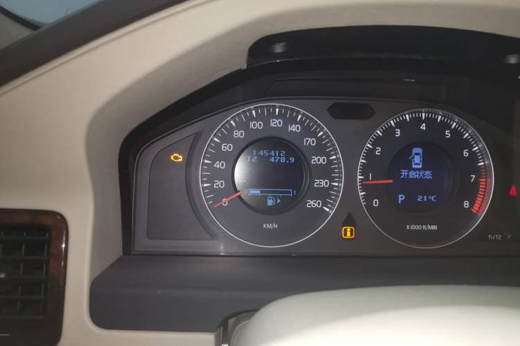 Used Volvo S80 2007 2.5T Zhiya Edition Odometer Close Up