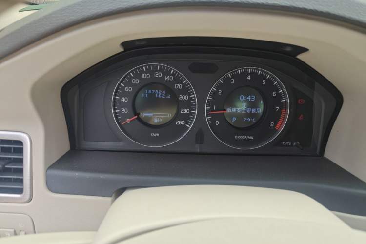 Used Volvo S80L 2009 2.5T Zhiya Edition Odometer Close Up