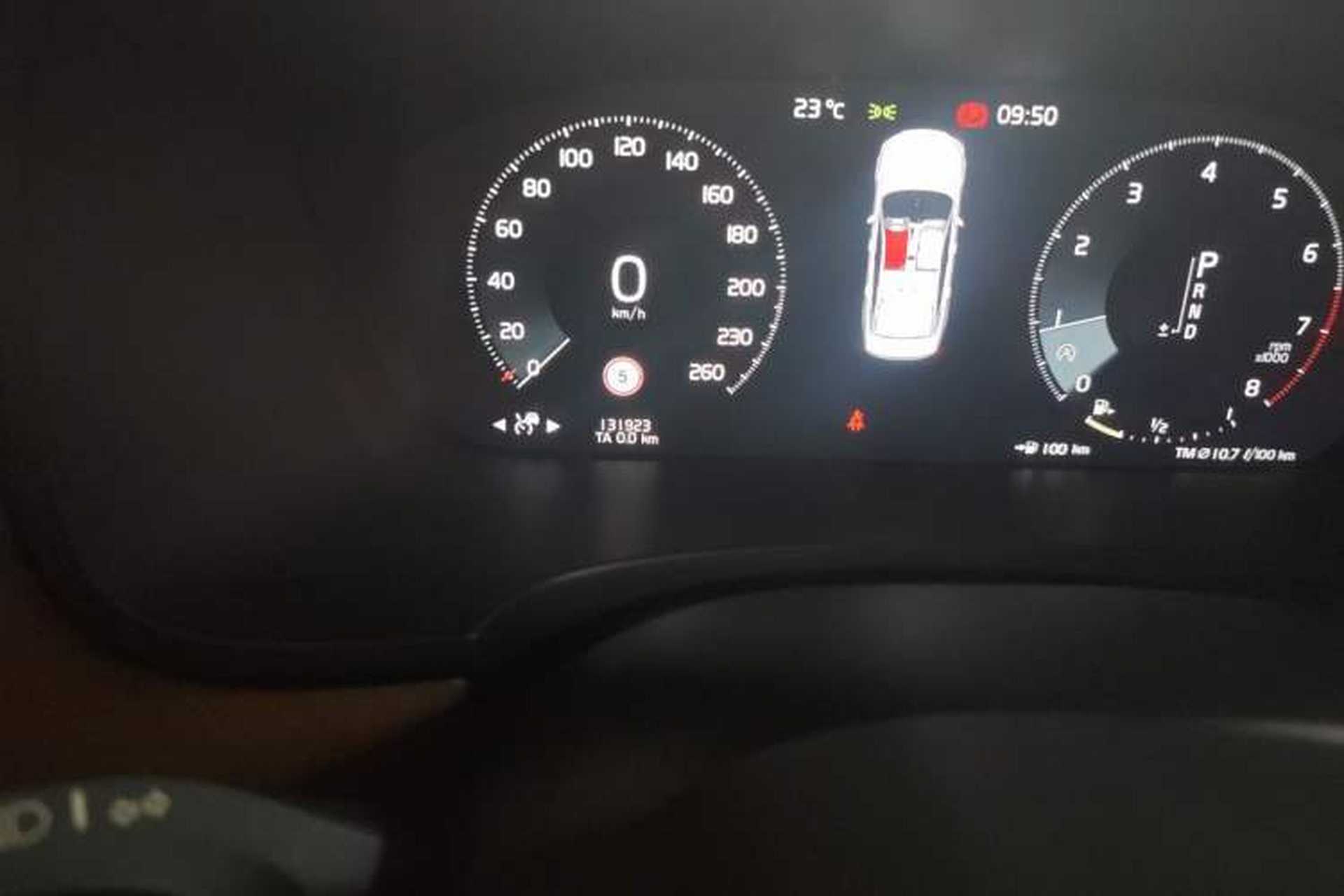 Used Volvo S90 2017 T5 Smart Luxury Edition Odometer Close Up