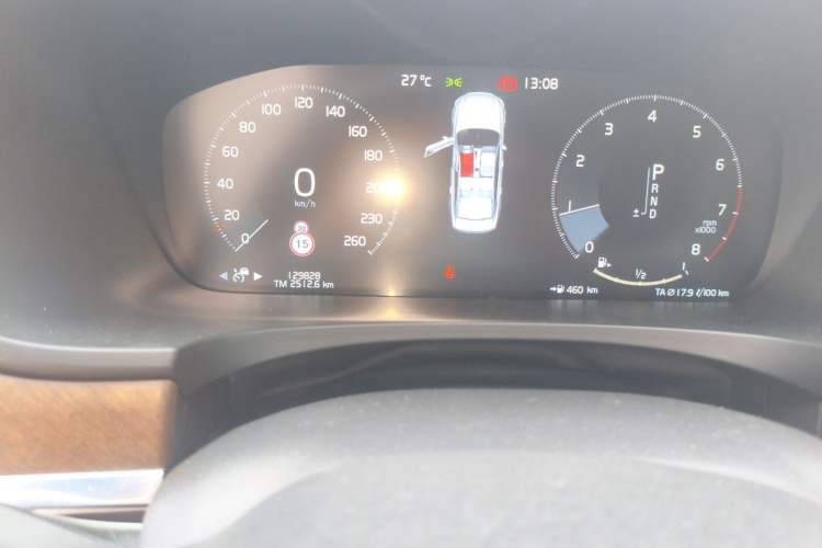 Used Volvo S90 2017 T5 Smart Luxury Edition Odometer Close Up