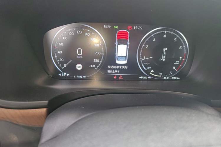 Used Volvo S90 2017 T5 Smart Luxury Edition Odometer Close Up