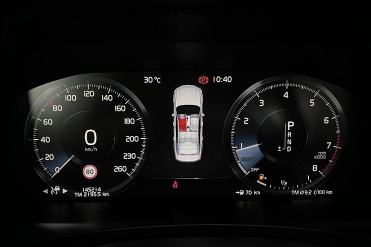 Used Volvo S90 2017 T5 Smart Luxury Edition Odometer Close Up