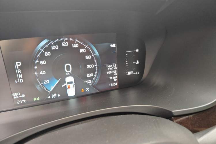 Used Volvo S90 2017 T5 Zhiyuan Edition Odometer Close Up