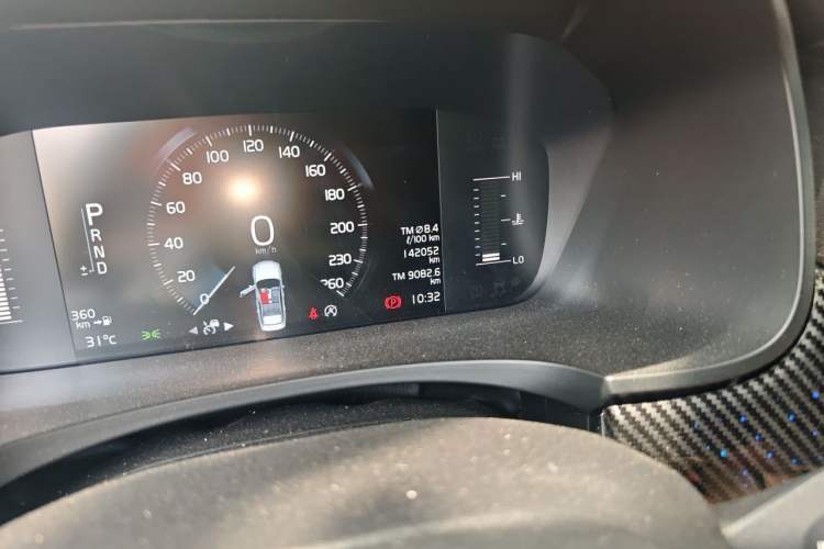 Used Volvo S90 2017 T5 Zhiyuan Edition Odometer Close Up