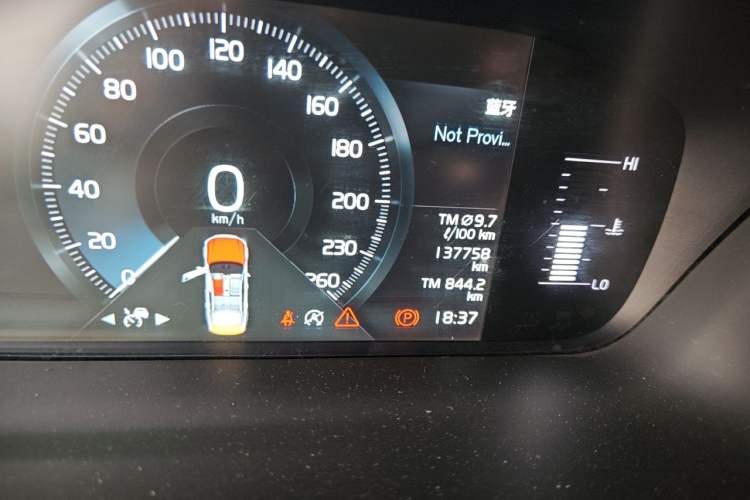 Used Volvo S90 2018 T4 Zhiyuan Edition Odometer Close Up