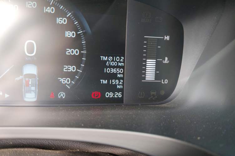 Used Volvo S90 2018 T4 Zhiyuan Edition Odometer Close Up