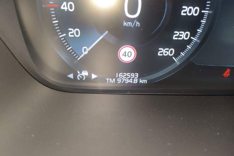 Used Volvo S90 2018 T5 Zhiya Edition Odometer Close Up