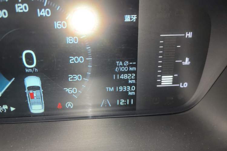 Used Volvo S90 2018 T4 Zhiyuan Edition Odometer Close Up