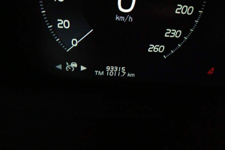 Used Volvo S90 2018 T4 Zhiyuan Edition Odometer Close Up