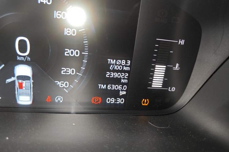 Used Volvo S90 2018 T4 Zhiyuan Edition Odometer Close Up
