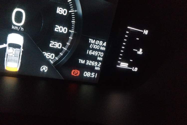 Used Volvo S90 2018 T4 Zhiyuan Edition Odometer Close Up