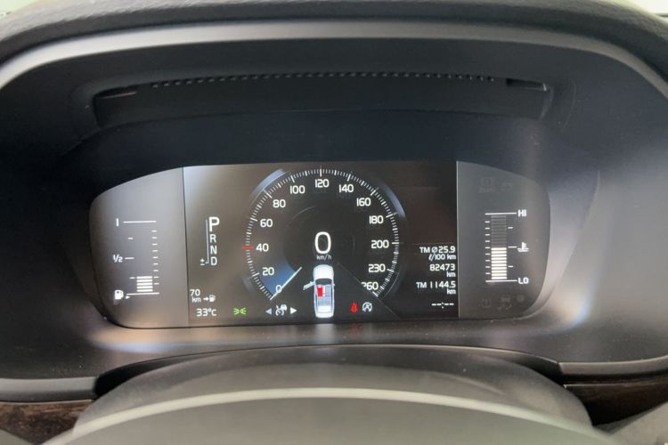 Used Volvo S90 2018 T5 Zhiyuan Edition Odometer Close Up