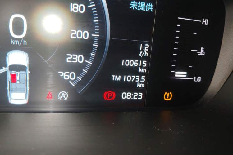 Used Volvo S90 2018 T5 Zhiyuan Edition Odometer Close Up