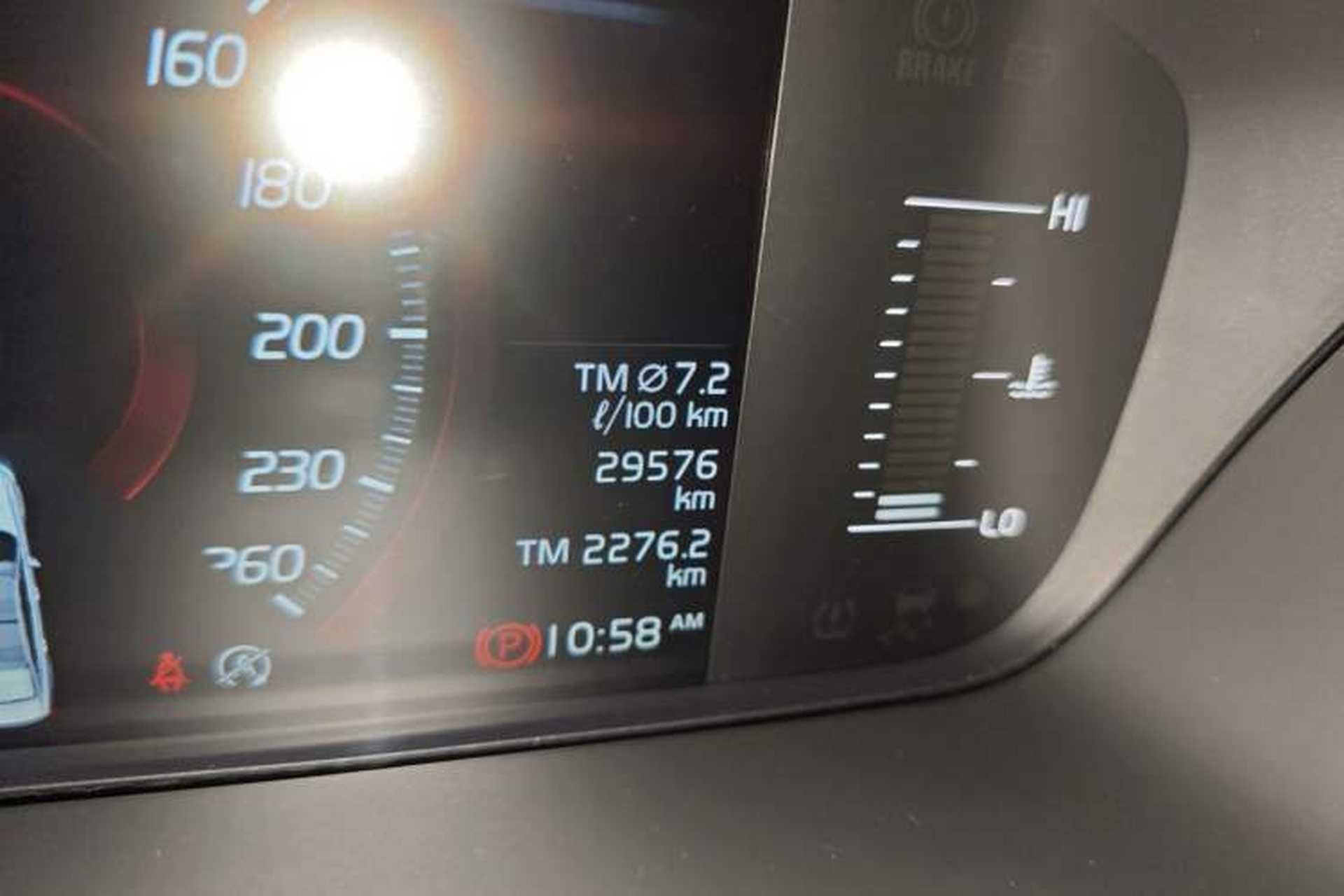 Used Volvo S90 2018 T4 Zhiyuan Edition Odometer Close Up