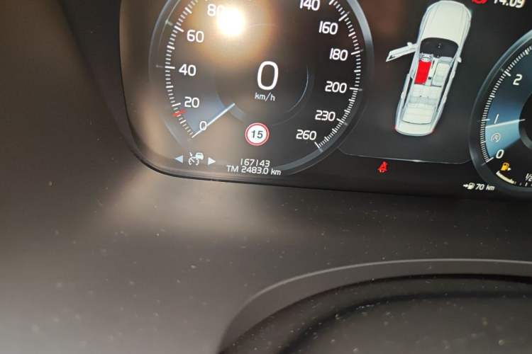 Used Volvo S90 2018 T5 Zhiya Edition Odometer Close Up