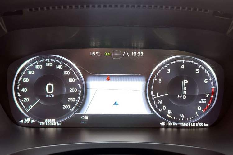 Used Volvo S90 2018 T5 Zhiya Edition Odometer Close Up