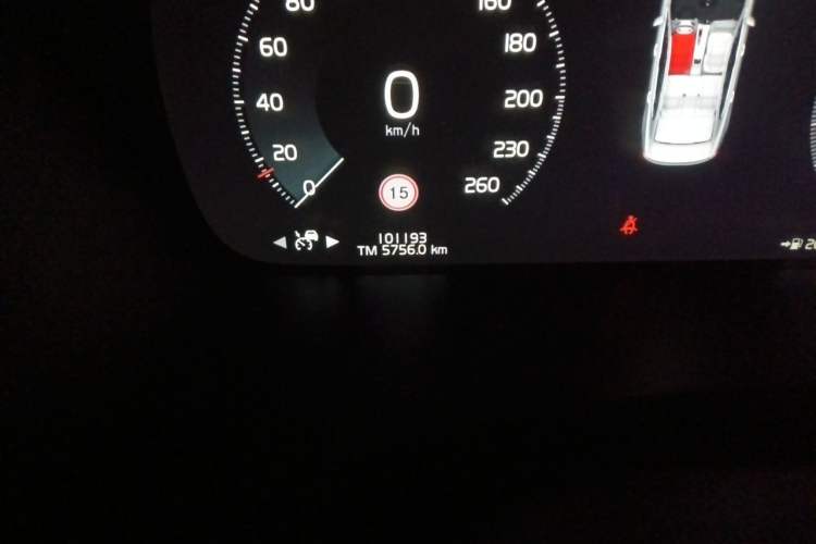 Used Volvo S90 2018 T5 Zhiya Edition Odometer Close Up