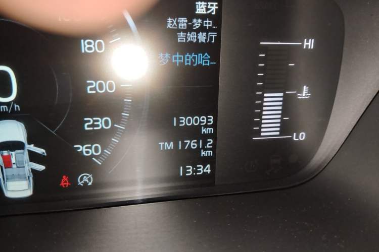 Used Volvo S90 2018 T4 Zhiyuan Edition Odometer Close Up