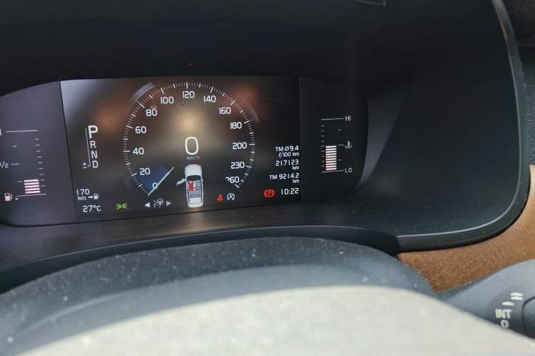 Used Volvo S90 2019 T5 Zhiyi Edition Odometer Close Up