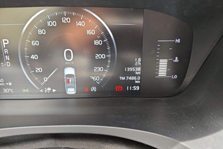 Used Volvo S90 2019 T5 Zhiyi Edition Odometer Close Up