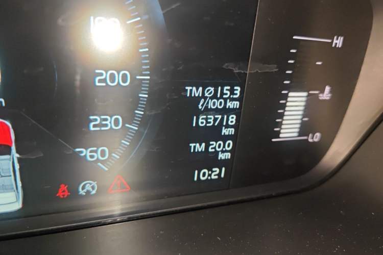 Used Volvo S90 2019 T5 Zhiyi Edition Odometer Close Up