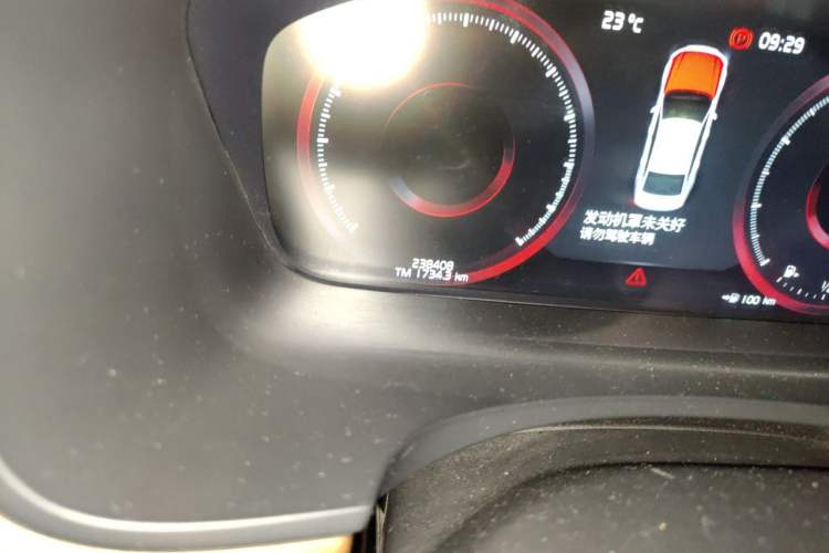 Used Volvo S90 2019 T5 Zhiyuan Edition Odometer Close Up