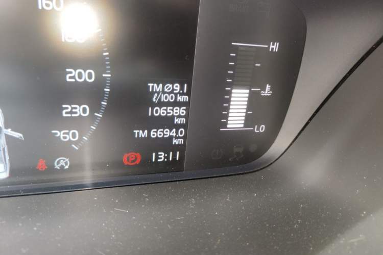 Used Volvo S90 2019 T5 Zhiyi Edition Odometer Close Up
