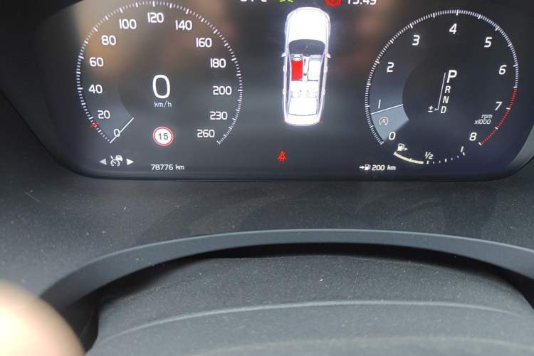Used Volvo S90 2019 T5 Zhiyuan Edition Odometer Close Up