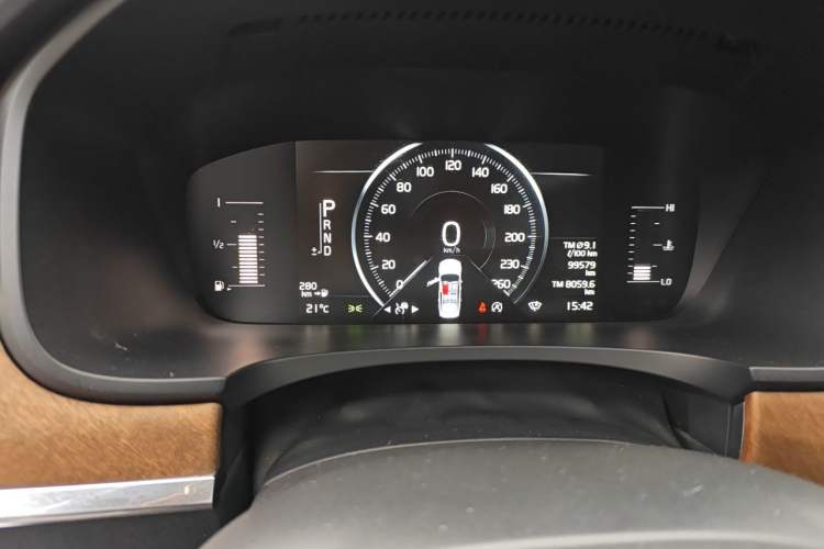 Used Volvo S90 2019 T5 Zhiyi Edition Odometer Close Up