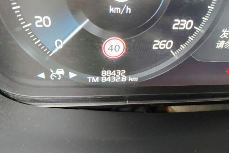 Used Volvo S90 2019 T5 Zhiyuan Edition Odometer Close Up