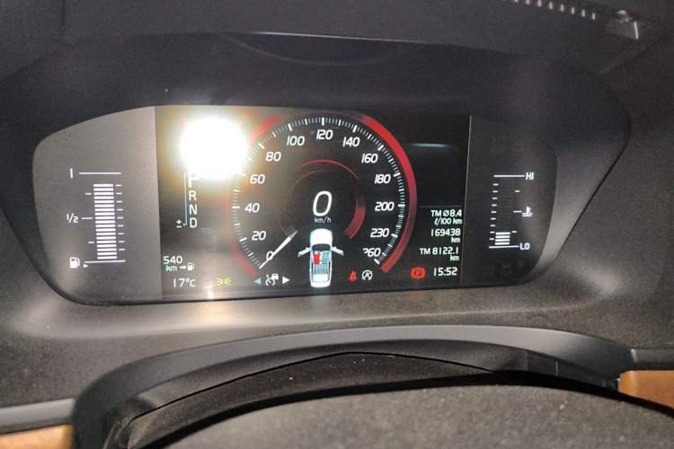 Used Volvo S90 2019 T5 Zhiyi Edition Odometer Close Up