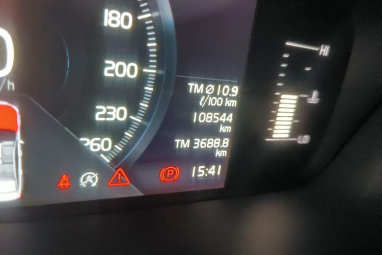 Used Volvo S90 2019 T5 Zhiyuan Edition Odometer Close Up