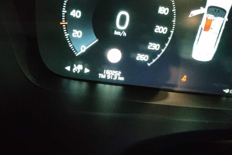 Used Volvo S90 2019 T5 Zhiyi Edition Odometer Close Up