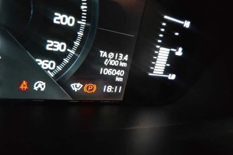 Used Volvo S90 2019 T4 Zhiyi Edition Odometer Close Up