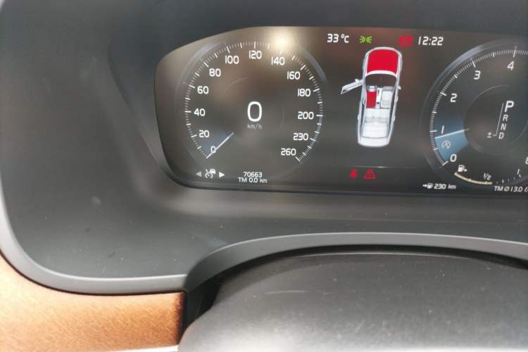 Used Volvo S90 2019 T5 Zhiya Edition Odometer Close Up