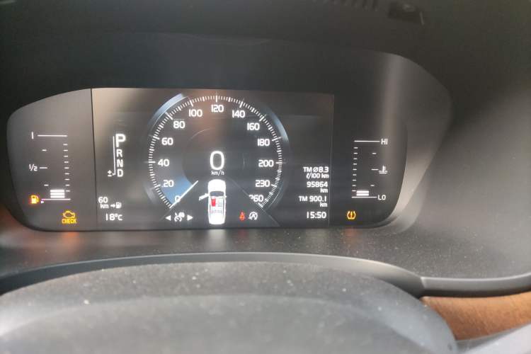 Used Volvo S90 2019 T5 Zhiyi Edition Odometer Close Up