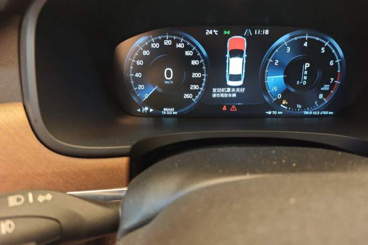 Used Volvo S90 2019 T5 Zhiyuan Edition Odometer Close Up