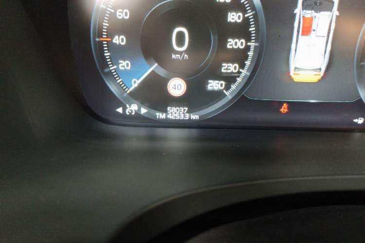 Used Volvo S90 2019 T5 Zhiya Edition Odometer Close Up
