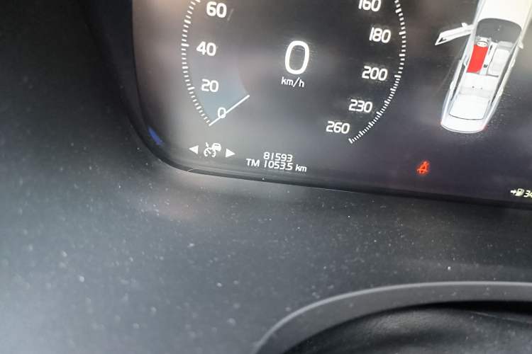 Used Volvo S90 2020 T5 Zhiyi Luxury Edition Odometer Close Up