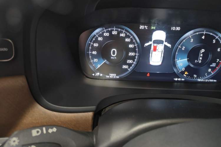 Used Volvo S90 2020 T5 Zhiyuan Luxury Edition Odometer Close Up