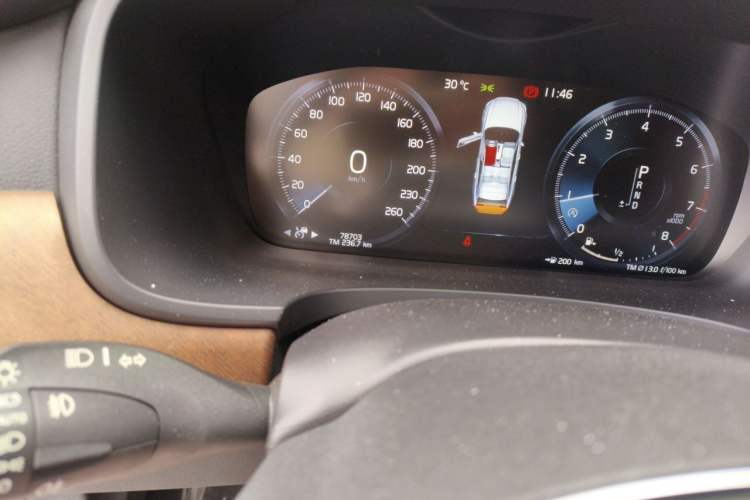 Used Volvo S90 2020 T5 Zhiyuan Luxury Edition Odometer Close Up