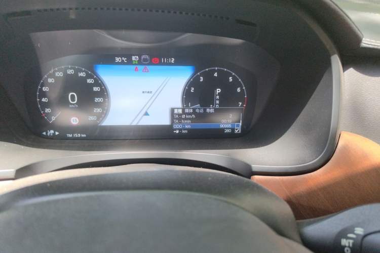 Used Volvo S90 2020 T5 Zhiyuan Luxury Edition Odometer Close Up