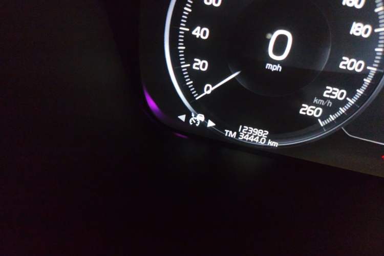 Used Volvo S90 2020 T5 Zhiyuan Luxury Edition Odometer Close Up