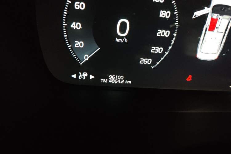 Used Volvo S90 2020 T5 Zhiyuan Luxury Edition Odometer Close Up