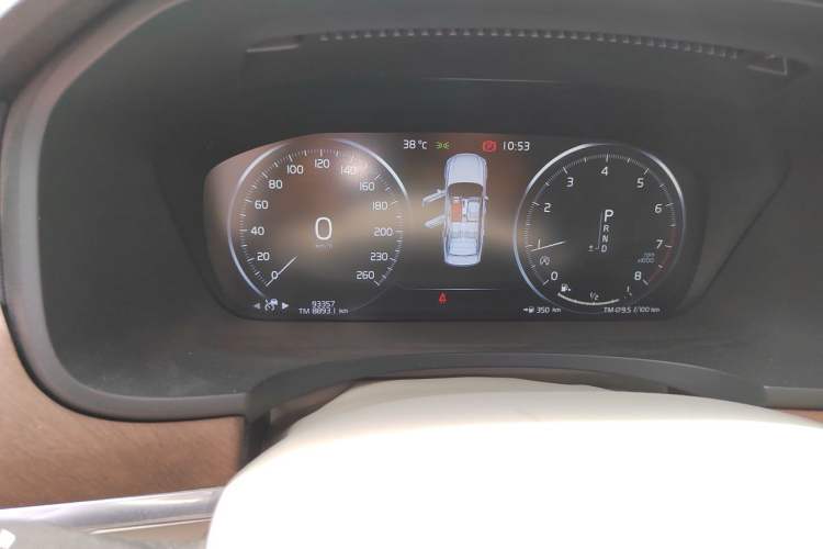 Used Volvo S90 2020 T5 Zhiyi Luxury Edition Odometer Close Up