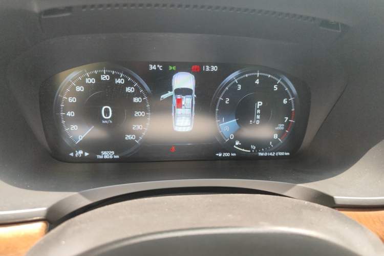 Used Volvo S90 2020 Facelifted T5 Zhiyi Luxury Edition Odometer Close Up